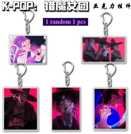 Kpop Demon Hunteres Cute Laser Card Cartoon Anime Derivative Peripheral Collection Cards Happy Birthday Party Gift