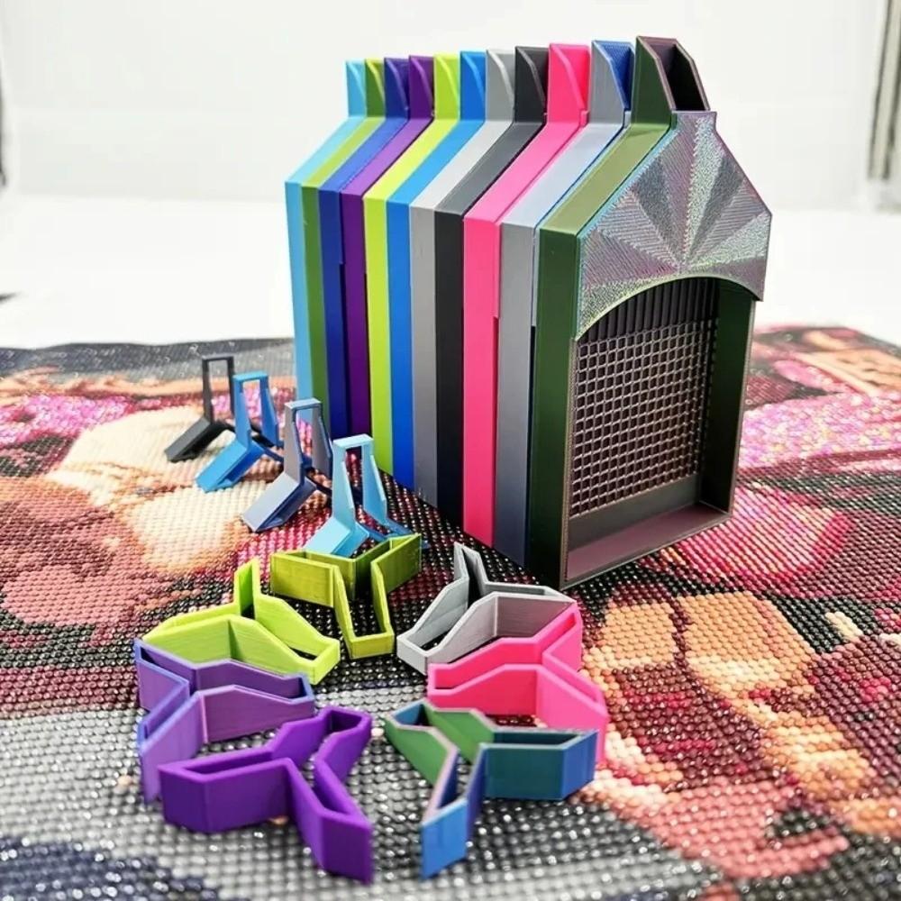 DIY Craft Diamond Painting Tray Kits Drill Storage Box for 5D Diamond Painting Storage Tools