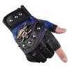 Pirate Skull Half-Finger Tactical Cycling Gloves