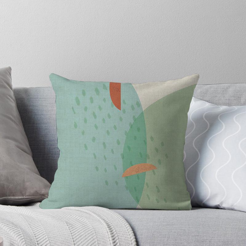 Haus Dekorativ Zuhause Kissenbezug für Sofa Kissenbezug 45*45 Nordisch 40*40cm 40x40cm 50x50 Wohnzimmer abstrakt 60x60 grau Boho