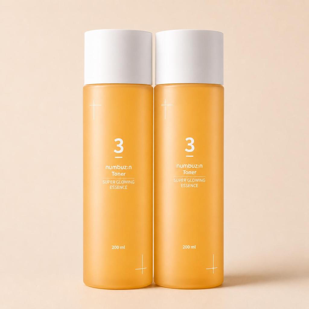 NUMBUZIN Ne. 3 Super Glowing Essence toner 200 ml (3 Možnosti)