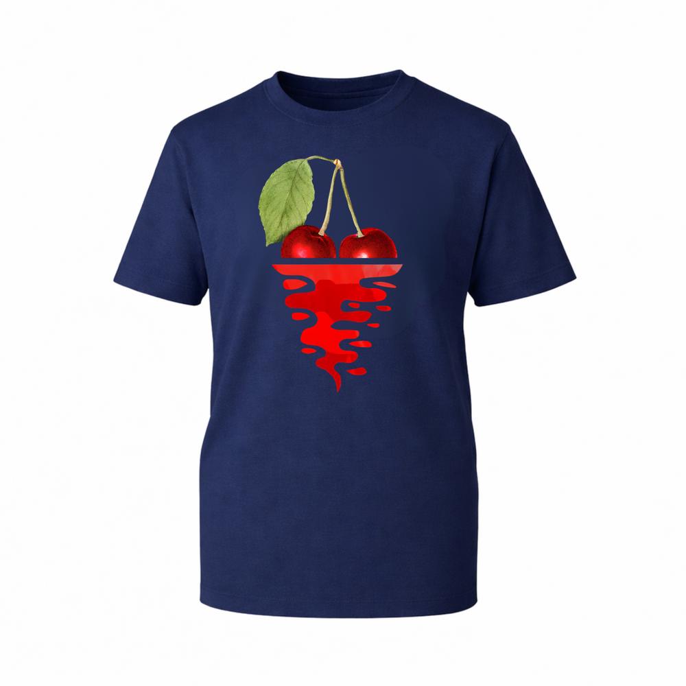 Melting Cherry Graphic TShirt Vintage Cherry Unisex 100 Novelty Gift TTop S