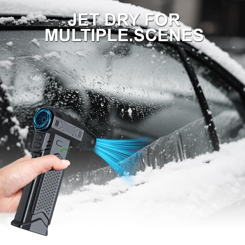 Blow And Suction 2 in 1 Violent Hair Dryer Blowing Snow Cleaning Blower Tool 2025 400000RPM Turbo Jet Fan Electric Air Duster