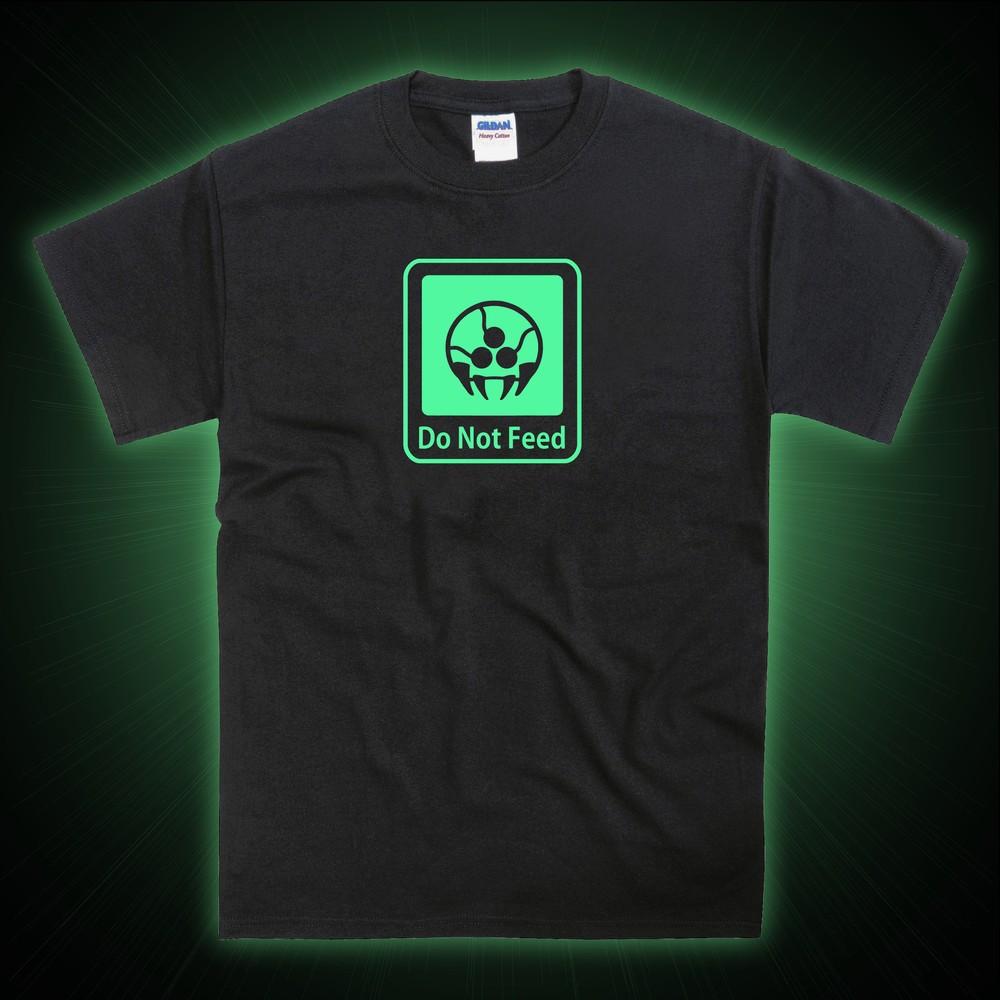 

Metroid inspired Alien Do Not Feed Glow in the Dark T-Shirt 2XL