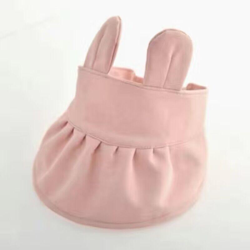 

Хлопковая шапочка с кроликом для девочек и мальчиков, милая, для новорожденных, хлопковая, повседневная, для путешествий, для отдыха на природе, для младенцев, корейская, солнцезащитная, дышащая, для малышей, лето 0-3 года розовый