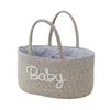 Large Capacity Storage Basket Cotton Rope Cosmetics Storage Baby Nappy Organiser  for Newborn
