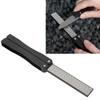Double Sided Sharpener Portable Emery Fan Shaped Folded   Sharpener for Outdoor Garden