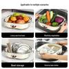 Plastic Double-Layer Vegetable & Fruit Drain Basket Set