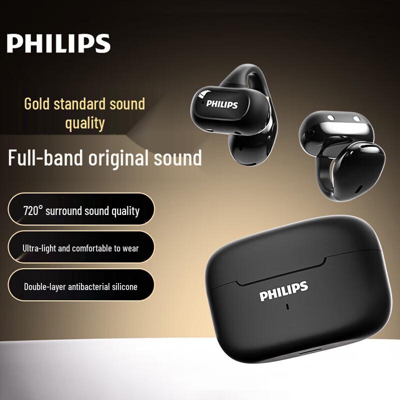 

Philips TAT2469 Open-Ear Clip Bluetooth Sports Headphones