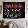 Kiss Band Rock Legends Large Wall Tapestry,Ideal for Office Backdrops, Holiday Gifts, Home Decor (Living Room, Bedroom, Dorm, Parties), and Outdoor Ce