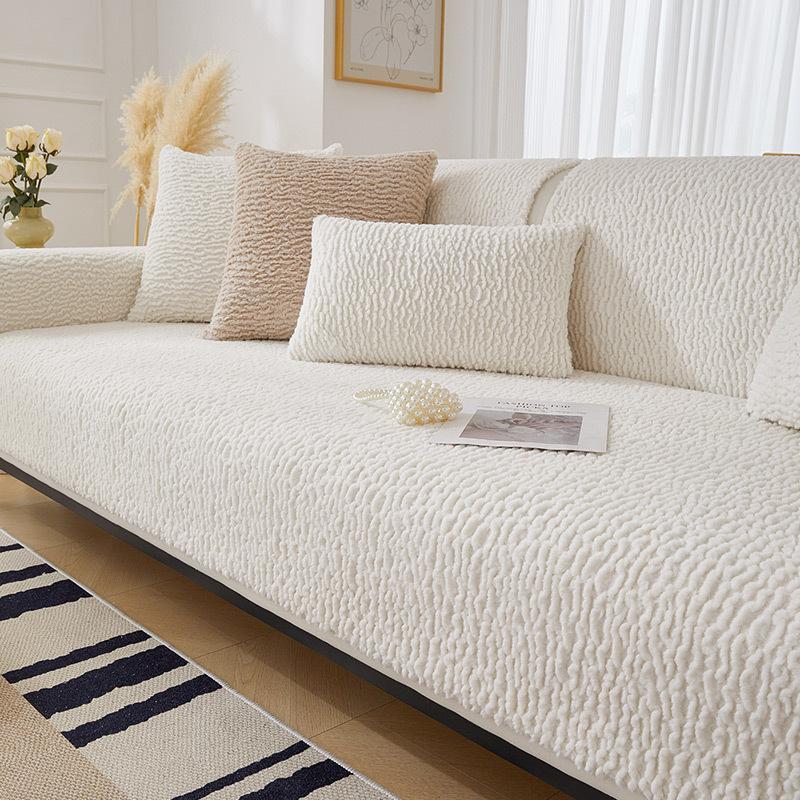 Lamb's Wool Sofa Cushion Is Thickened In Winter, and The Four-season Universal High-quality Sofa Cloth Cover Cloth Is Non-slip and Dirt-resistant
