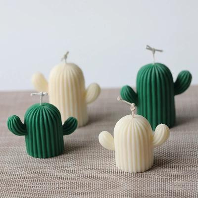 Cute Cactus Candle Mold Silicone Mold Aromatherapy Plaster Handmade Making Kit Soap Crafts Mold Diy Gifts Home Decoration