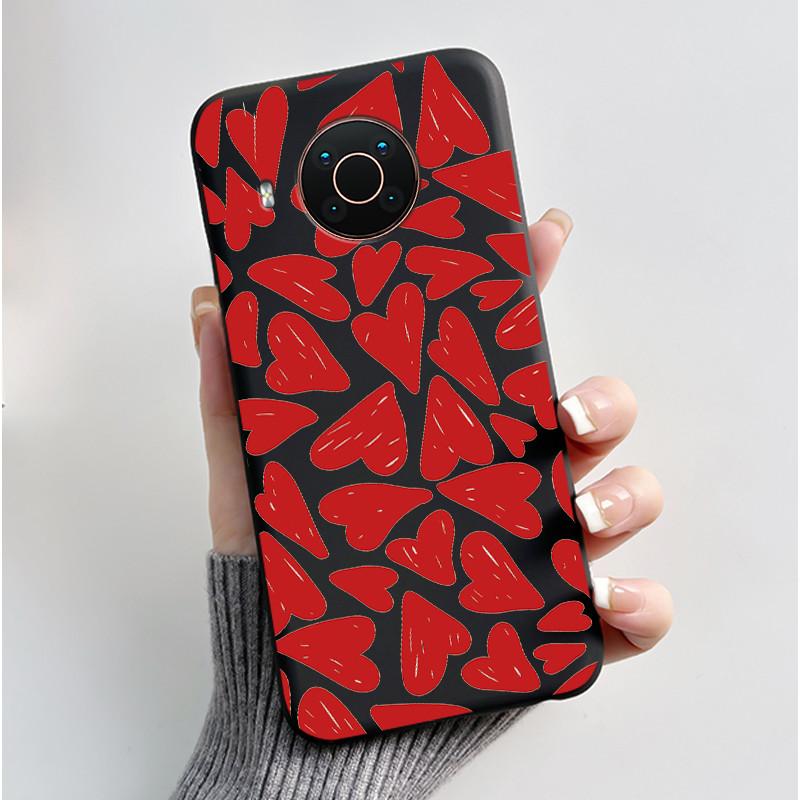 Custodia Per Nokia X10 X20 X100 Custodia per Telefono Nera Opaca Morbida TPU Copertura Protettiva Integrale Estetica Lusso Carina Cool Ragazzi Ragazze Guscio