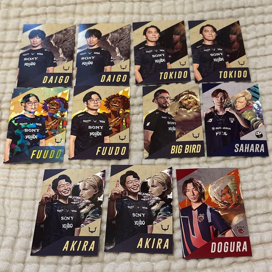 Used street fighter players chips set