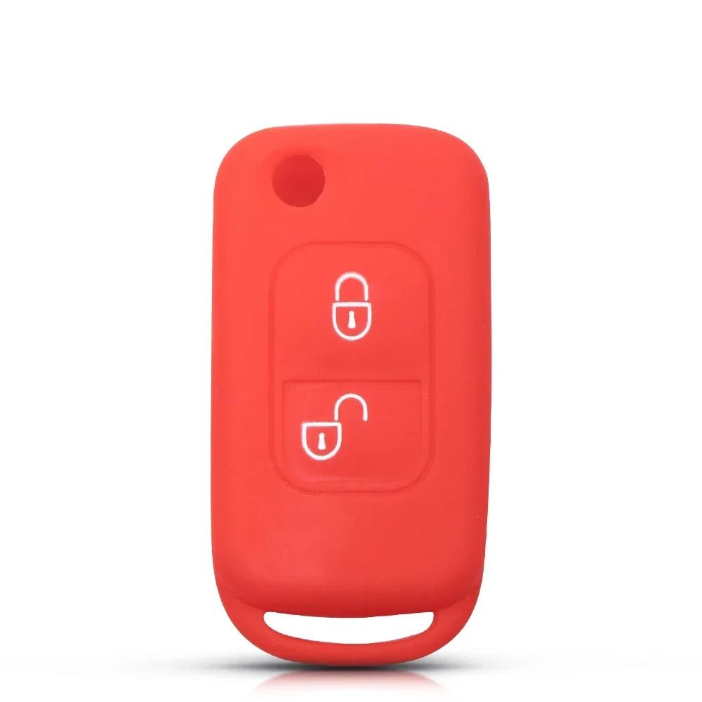 Funda para llave de control remoto plegable de 2 botones para Mercedes Benz SLK E113 ACES W168 W202 W203 AC Clase A