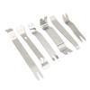 6pcs Car Trim Removal Tool Kit Stainless Steel Solid Rustproof Universal Clip Pry Tools for Door Window Audio