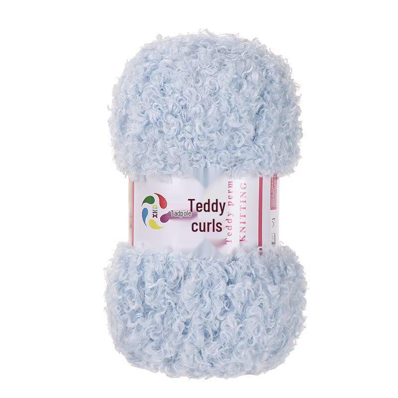 

Пряжа Тедді Вовна Кучерява Петля: Пряжа для в язання гачком та спицями ручної роботи для шарфів та ляльок
