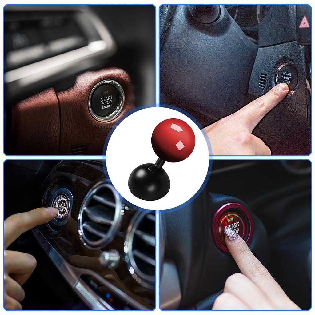 Car Push To Start Button Rocker One Button Start Lever Joystick Touch Start Button Starter Auto Interior Accessories