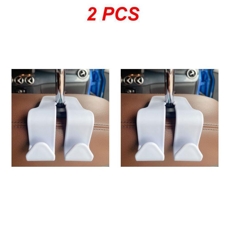 

2~5 шт. Универсальный крючок на спинку автомобильного сиденья Многофункциональный автомобильный крючок-вешалка на подголовник сиденья Автомобильный органайзер Держатель для телефона Для сумки
