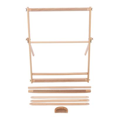 Weaving Frame Multi Purpose Beech Wood Hand Weaving Machine for Tapestry Scarf Blanket
