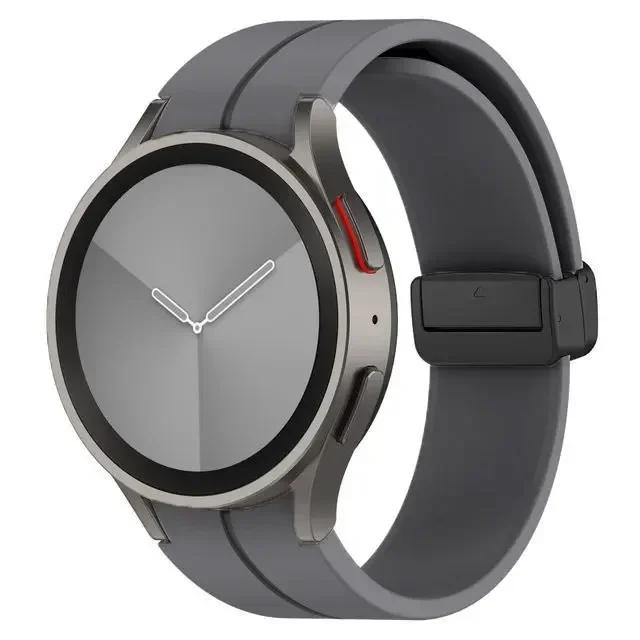 20mm Band For Samsung Galaxy Watch 7/6/5/4/44mm 40mm 5 Pro 45mm Silicone Bracelet correa Galaxy Watch 6 classic 47mm 43mm strap