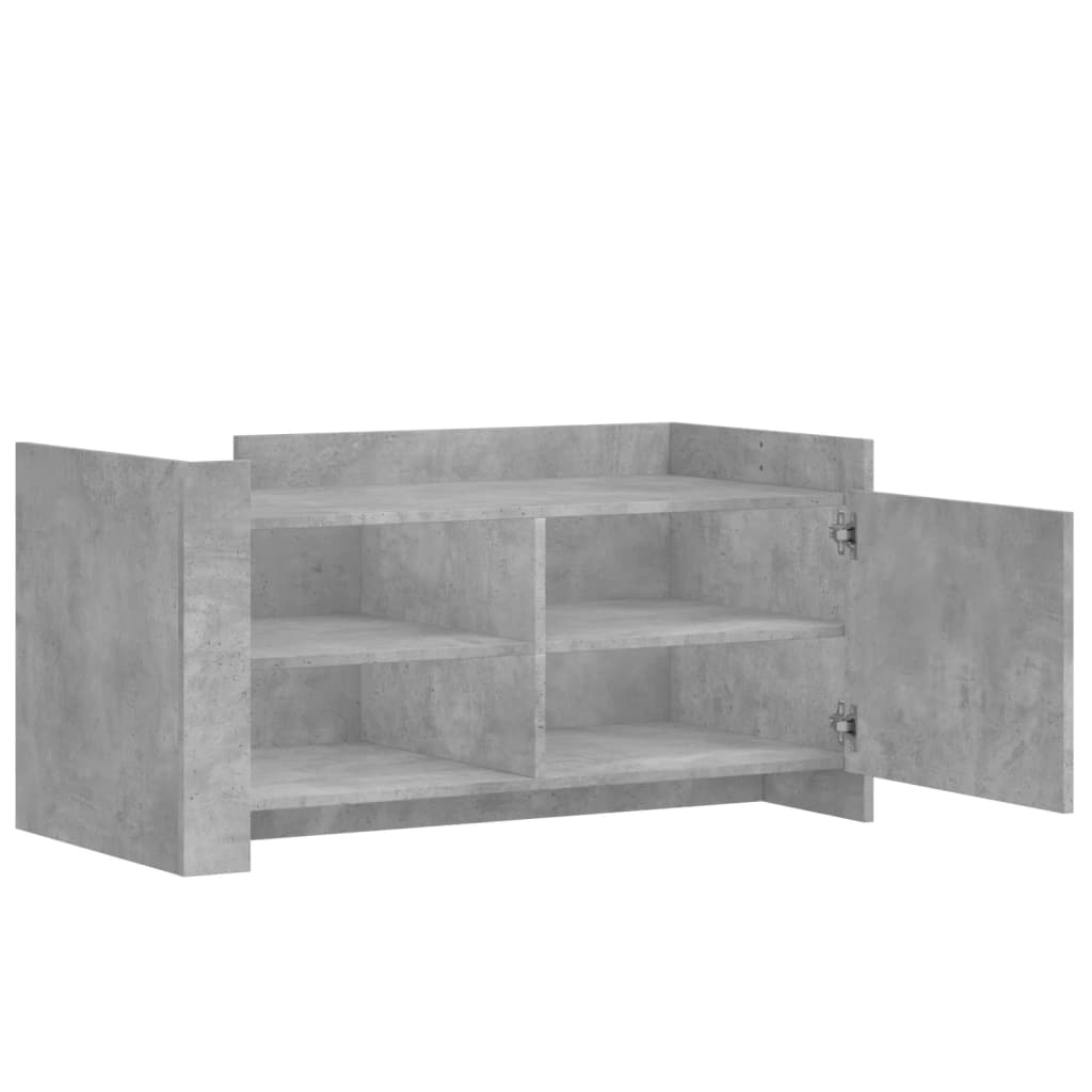  Coffee Table, Concrete Grey, 100x50x50 Cm
