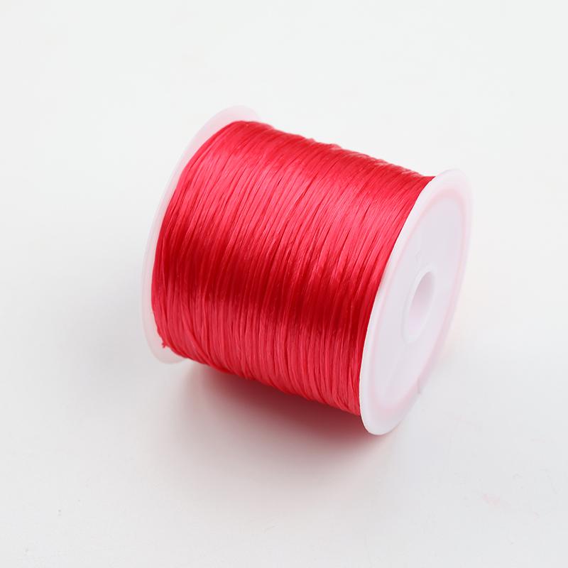 Elastic Cord Roll for Beading: 60m Bracelet & Pearl Thread