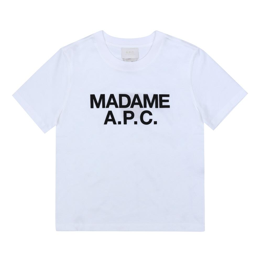 A.p.c Женская укороченная футболка S Aab белый F26559 COHBW F26559 AAB WHITE (XS)