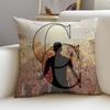 AA Day to RememberS Cushion Cover Breathable and skinfriendly linen pillowcase square removable and washable cushion
