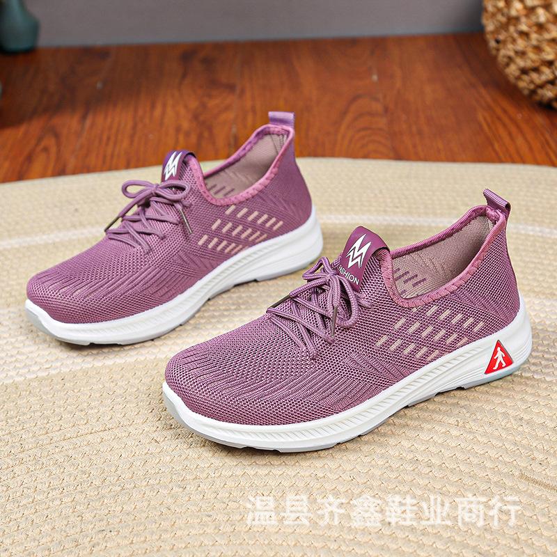

New work men s and women s same shoes non-slip walking shoes men s sports and leisure running shoes soft sole breathable mesh single shoes 44