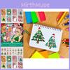 Adorable Cartoon Christmas Themed Diy Puzzle With Stickers For Kids Fun Interactive Play