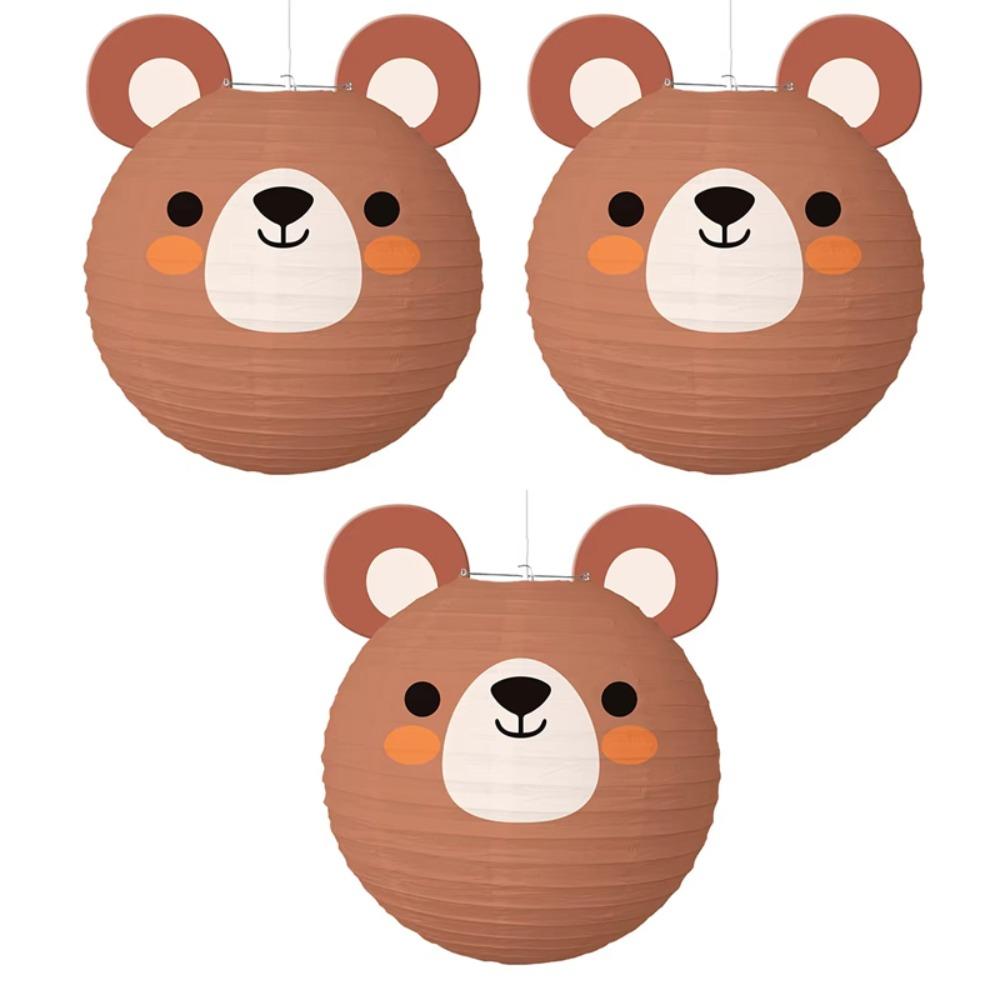 3Pcs Foldable Animal Birthday Lantern DIY Children Festival Lantern  Kindergarten