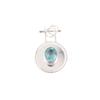 Sky Blue Topaz Gemstone 925 Sterling Silver Jewelry Pendant 1.4" Engagement Gift PP-57-8