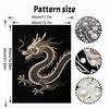 5D DIY Pearl Diamond Painting Kit Majestic Dragon Full Drill Embroidery Mosaic Art Home Wall Decor Gift