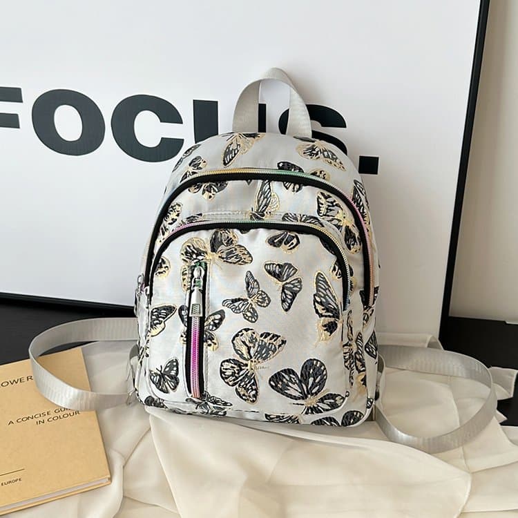 Женский Модный Мини-Рюкзак серебряный