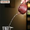 240 ml High-End-Teekannen aus lila Ton von Yixing, handgefertigt, implizite Schöpfkanne, Roherz, Rosenrotschlamm, Teekessel, Zisha-Teeset