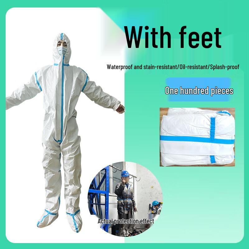 HANDUNYOU Disposable Protective Coverall