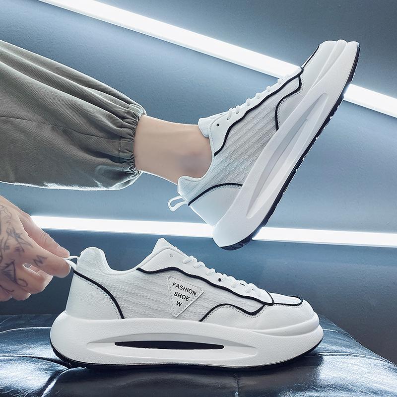 Мужская обувь Дышащая повседневная обувь Уличные модные кроссовки с низким вырезом — фото 9