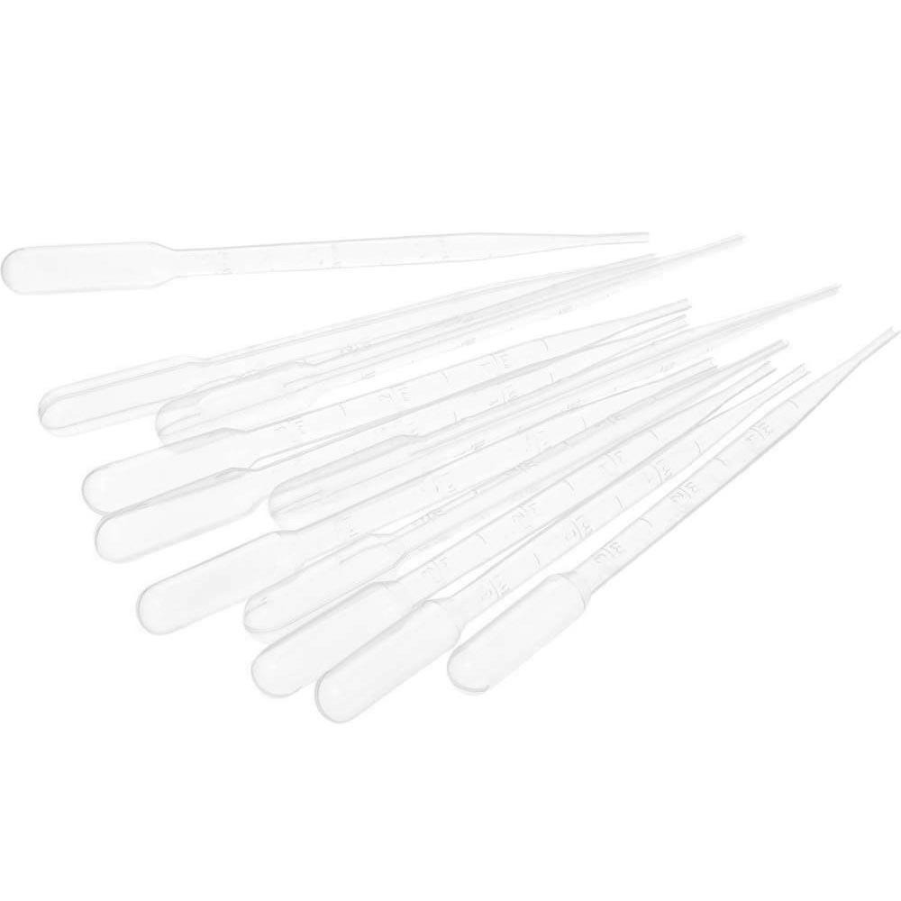 100Pcs Plastic Liquid Dropper 3ml Dropping Pipettes Disposable Eye Dropper Set  Essential Oils