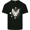 Celestial Cat Moon Phases Kids T-Shirt Childrens