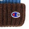 Champion Pom Pom Knit Cap Fleece Lining Brown 492-0084