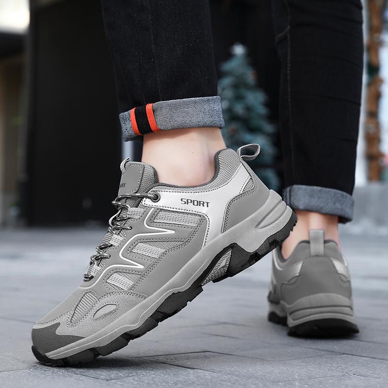 Neue Leichte Herren Freizeitschuhe Frühling Mode Rutschfest Atmungsaktiv Walking Sneaker Übergröße Outdoor Mesh Paar Wanderschuhe