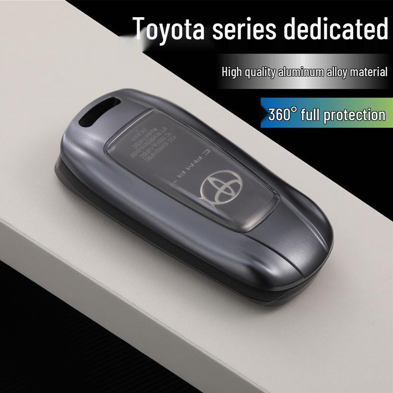 Toyota Key Case for Corolla, Camry, Avalon - Protective Metal Buckle Cover
