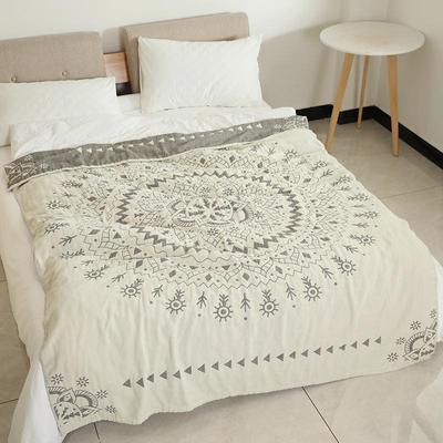 2019 New Muslin Blanket Bed Sofa Travel Breathable Chic Mandala Big Soft Blanket