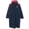 Adidas Bench Coat S Navy Cotton Filling Women Used