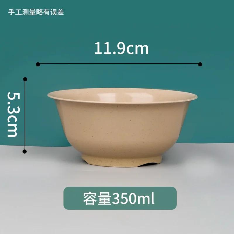 25PCS Disposable Rice Husk Bowl Thickened and Hard Food Grade Biodegradable Household Rice Bowl