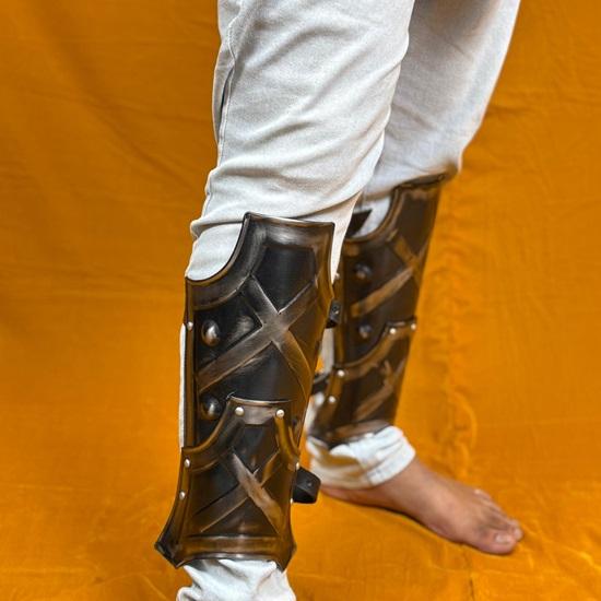Steel Armor Set Full-Body Knight Cuirass, Pauldrons, Bracers Greaves for LARP, Cosplay Collectors