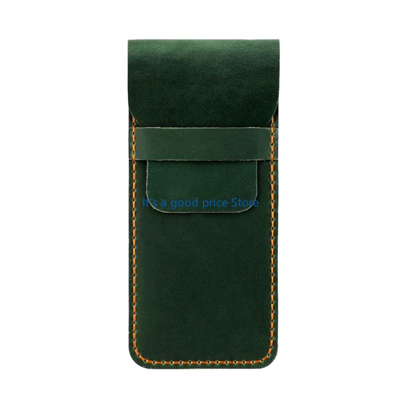 Leather Fountain Pen Case Water Resistant Pen Organiser Portable Pencil Pouches For Men Women Writing Essential Storage