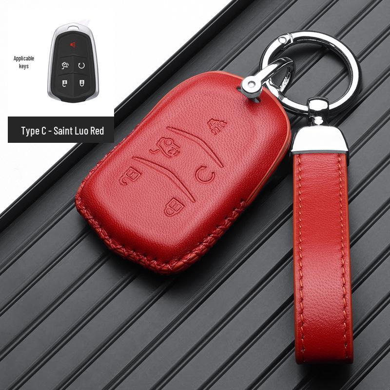 Premium Key Case for Cadillac: XT4, CT5, XT5, CT6, CT4, XT6, GT4 Models - Full Wrap Protective Shell