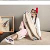 Winter Plus Velvet Sweatpants Women's Wide-leg Loose Large Size Fat Legs Warm and Thick Lamb Fleece Bloomers Outer Wear Guard Pants